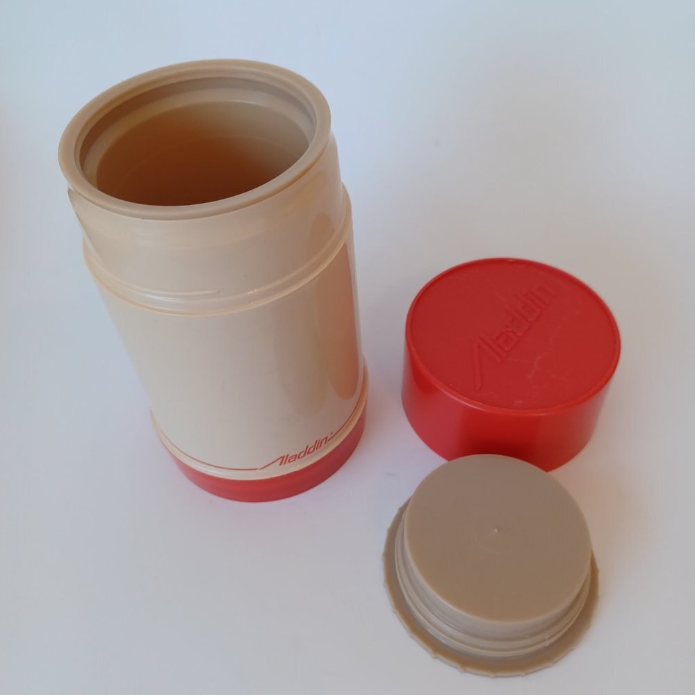 Aladdin Vintage Thermos Classic Red Wide Mouth - Picture 8 of 13